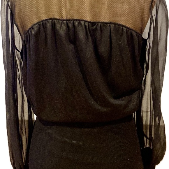 Robert Rodriguez gorgeous top, silk sheer sleeves, very elegant, size S - Picture 16 of 16